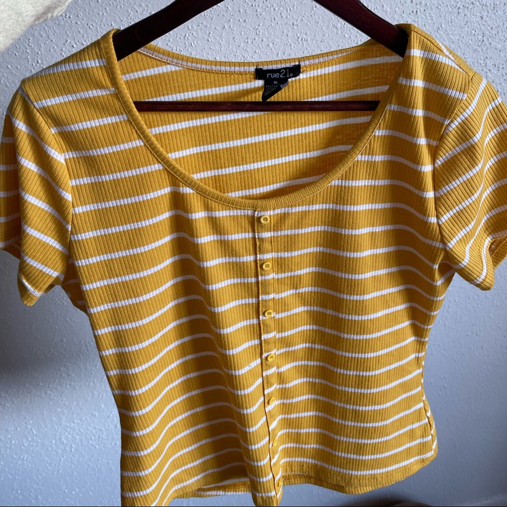 Stripe Crop Top